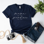 T-shirt Chemise Calligraphie Mama/Grand-mère personnalisée<br><div class="desc">Nous ajoutons toujours de nouveaux designs chaque jour !</div>