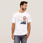 T-shirt Chemise Calvin Coolidge #4 "Coût de la vie" (Devant entier)