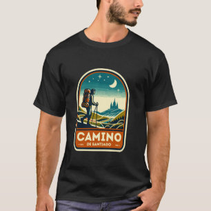 T-shirt Chemise Camino de Santiago de Compostela Cathédral