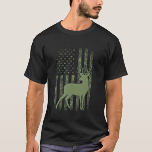 T-shirt Chemise Camo Deer Buck Chasse Long Sleeve T