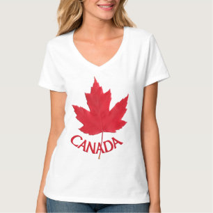 T-shirt Chemise Canada femme-chemise Lady's Maple Leaf