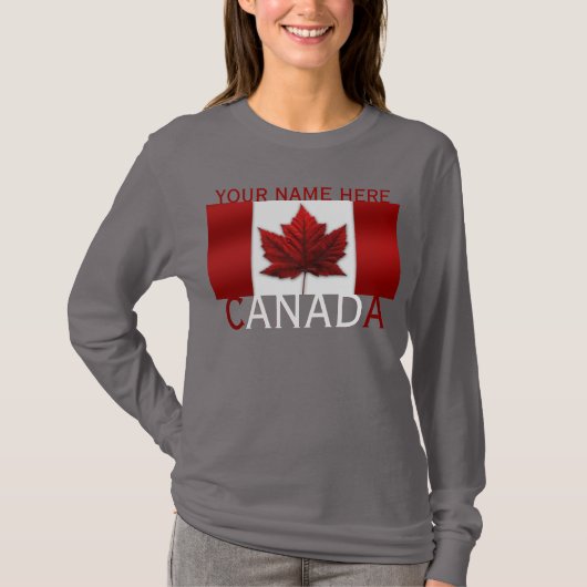 T-shirt Chemise Canada femme Custom Canada Plus Taille Che (Devant)