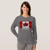 T-shirt Chemise Canada femme Custom Canada Plus Taille Che (Devant entier)