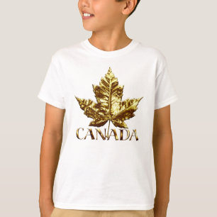 T-shirt Chemise Canada pour enfant Équipe personnalisée Ca