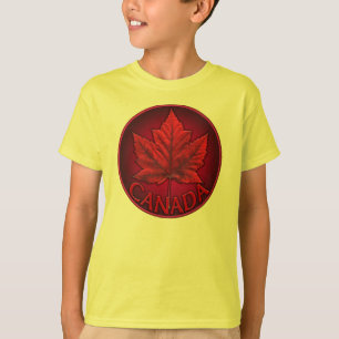 T-shirt Chemise Canada pour enfants Équipe sur mesure Cana