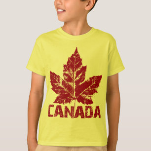 T-shirt Chemise Canada Shirt Kid's Organic Canada Souvenir