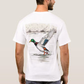 T-shirt Chemise canard (Dos)