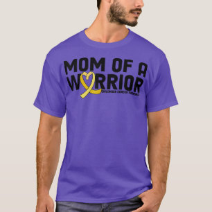 T-shirt chemise cancer enfant mère d'un guerrier enfant