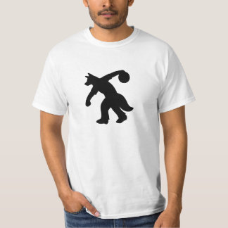 T-shirt Chemise canine anthropomorphe noire 0001 de