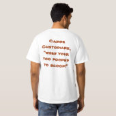 T-shirt Chemise canine de gardien (Dos entier)
