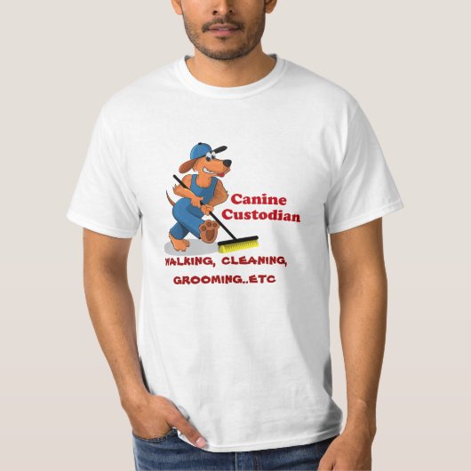 T-shirt Chemise canine de gardien (Devant)