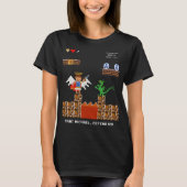 T-shirt Chemise catholique traditionnelle St Michael Pixel (Devant)