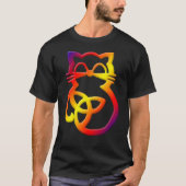 T-shirt Chemise Celtic Knot Rainbow Trinity (Devant)