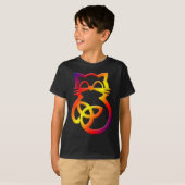 T-shirt Chemise Celtic Knot Rainbow Trinity (Devant entier)