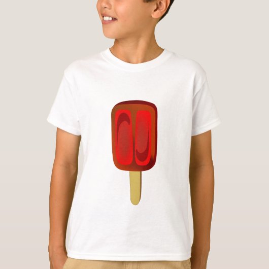 T-shirt Chemise cerise fraise Popsicle (Devant)