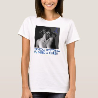 T-shirt Chemise cervicale de conscience de dystonie