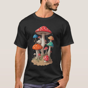 T-shirt Chemise Champignon Magique Chemise Hippie Myco