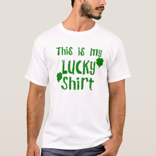 T-shirt Chemise chanceuse (Devant)
