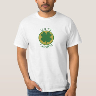 T-shirt Chemise chanceuse de charme avec le trèfle de