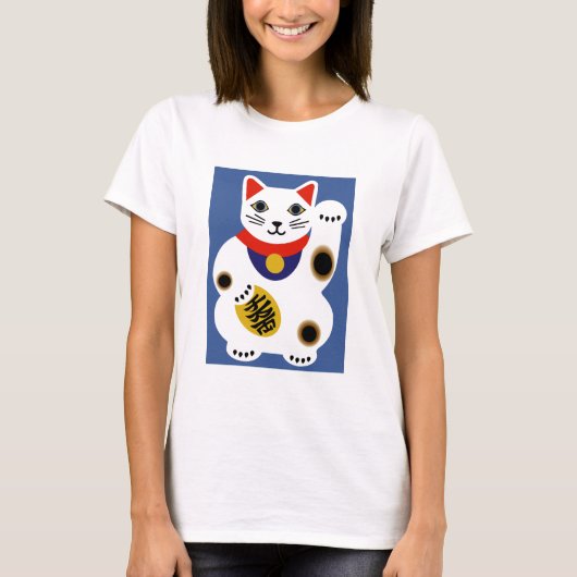 T-shirt Chemise chanceuse de chat (femmes) (Devant)
