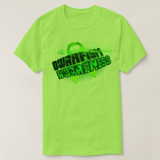 T-shirt Chemise chanceuse de la conscience 2017 de nanisme (Design devant)