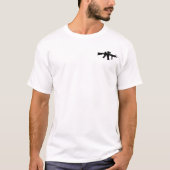 T-shirt Chemise chargée par AR-15 subtile (Devant)