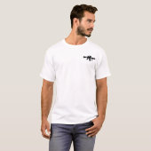 T-shirt Chemise chargée par AR-15 subtile (Devant entier)