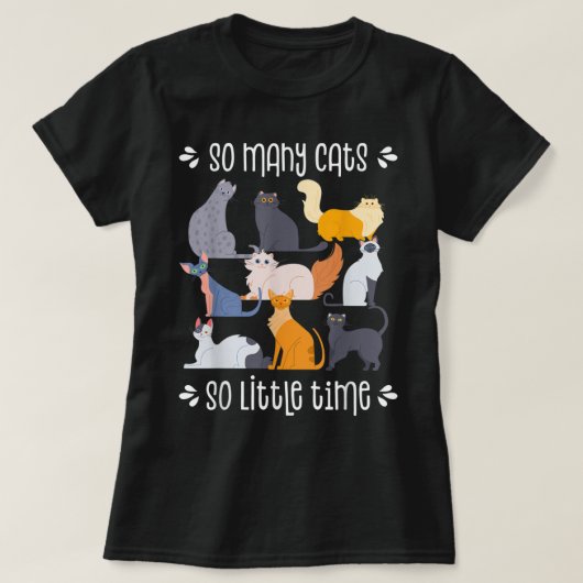 T-shirt Chemise Chat, Chemise Propriétaire Chat, Cadeau Am (Design devant)