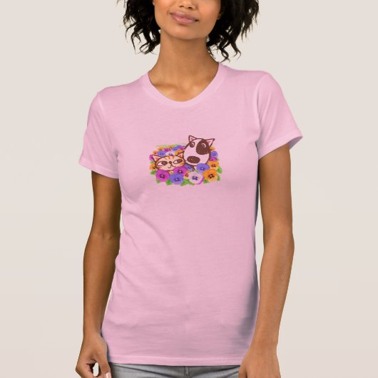 T-shirt Chemise Chat & Chien (Devant)