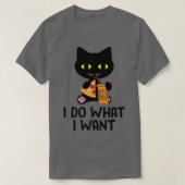 T-SHIRT CHEMISE CHAT FUNNY  (Design devant)