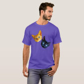 T-shirt Chemise Chat Kitten (Devant entier)