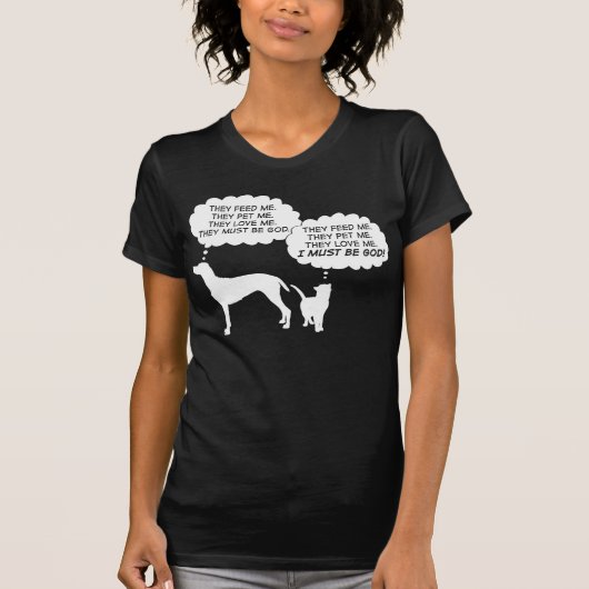 T-shirt Chemise Chats et Chiens (Devant)