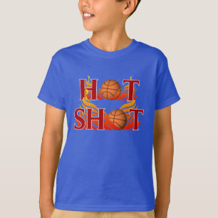 T-shirt Chemise chaude de basket-ball de tir
