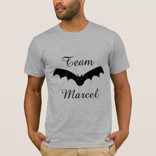 T-shirt Chemise Chauve-Souris Vampire Team Marcel