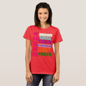 T-SHIRT CHEMISE CHEER CHEER CHEER (Devant entier)