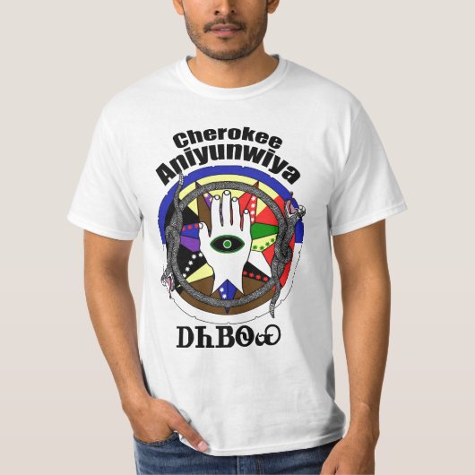 T-shirt Chemise cherokee d'Aniyunwiya (Devant)