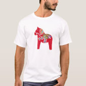 T-shirt Chemise Cheval Dala Rouge (Devant)