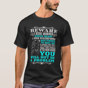 T-shirt Chemise Cheval Funny Cheval Amoureux Cheval Attent