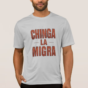 T-shirt Chemise Chinga La Migra - Manifestation et activis
