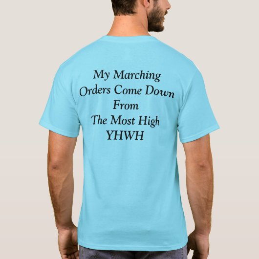 T-shirt Chemise chrétienne (Dos)