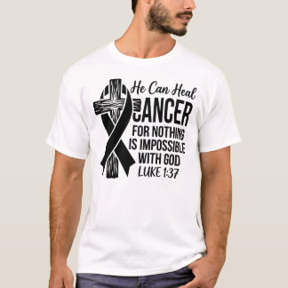 T-shirt Chemise chrétienne de croix de guérison du cancer