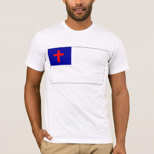 T-SHIRT CHEMISE CHRÉTIENNE DE DRAPEAU
