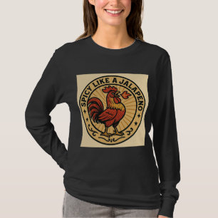 T-shirt Chemise Cinco de Mayo Piquant comme un Coq Jalapeñ