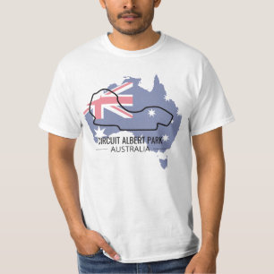 T-shirt Chemise Circuit Albert Park pour les fans de formu