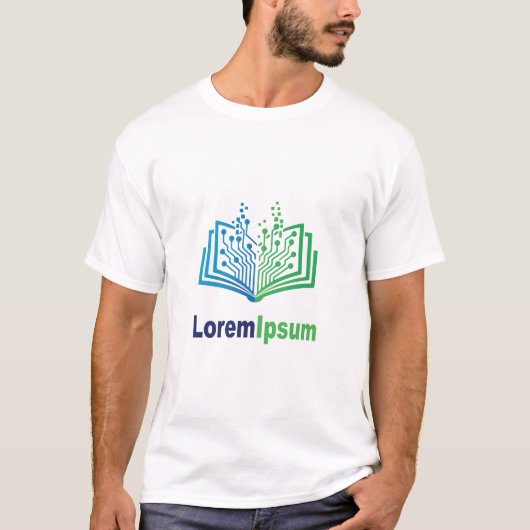 T-shirt Chemise Circuit Livre Lorem Ipsum Tech Geek Codeur (Devant)