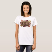 T-shirt Chemise citation Chic Orange KEEP IT CLASSY (Devant entier)