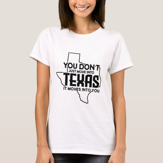 T-shirt Chemise citation texane (Devant)