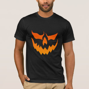 T-shirt Chemise Citrouille incendie