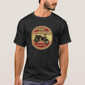 T-shirt Chemise classique de rondeau de scooter