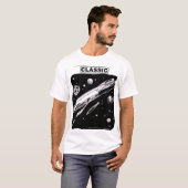 T-shirt Chemise classique de science-fiction des années 60 (Devant entier)